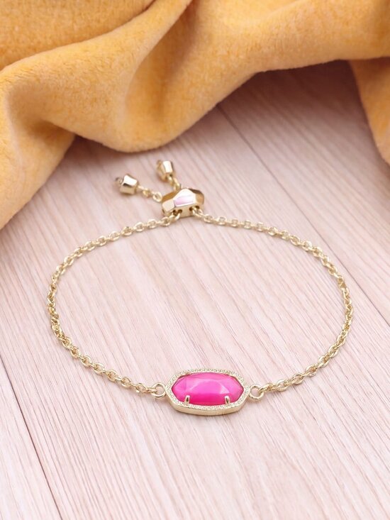 Kendra Scott Jewelry - Kendra Scott Elaina Gold Adjustable Chain Bracelet Gold NEW